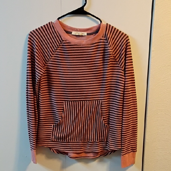 Sweaters - Striped Pink and Black Sweater-BUNDLE ONLY